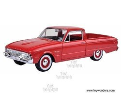 Ford Ranchero Pickup Truck 1960 1 24 Scale Diecast Model Car Red