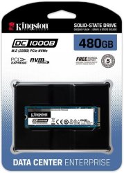 Kingston Technology - 480GB DC1000B Pcie Nvme GEN3 X4 M.2 2280 Enterprise Boot Internal Solid State Drive
