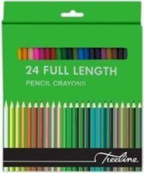 Pencil Crayons Set Of 24 6 Sets - Full Length