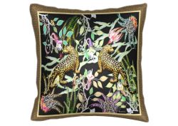 Leopard Dream Velvet Cushion Cover