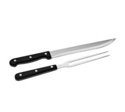 Stratus Cutlery Cutting 2-PCE Meat Carving Set Knife & Fork
