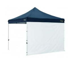OZtrail Solid Wall Kit For Gazebo With Centre Zip 3M White - Excluding Gazebo