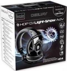 Hercules Hdp Dj Light-show Adv Professional Dj Headphones Retail Box 1 Year Limit Warranty