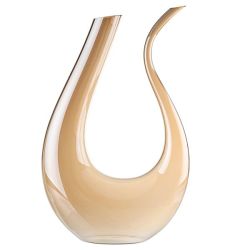 Gold Tinted Color U-shape 750ML Wine Decanter