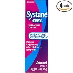 Systane Gel Nighttime Protection Lubricant Eye Gel 10 G Pack Of 4