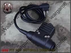 Military Special Forces Elite Ii Headset Ptt Push To Talk For Motorola 2 Pin Radio -ex113md