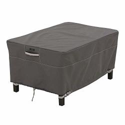 Sts Supplies Ltd Patio Table Cover Rectangle Grey Ottomans Stools Garden Yard Outside Outdoor Patio Deck Weather Protection & E Book By EASY2FIND