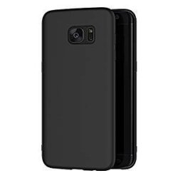 Samsung Galaxy S7 Edge Case Aicek Black Silicone Cover For Samsung S7 Edge Black Case