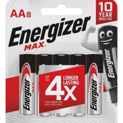 Energizer Batteries Max E91 8-AA