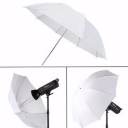33 Inch Photography Studio Photo Flash Diffuser Translucent Lighting White Umbrella Reflector