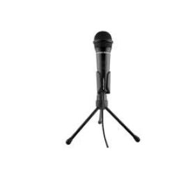 Volkano Stream Vocal Microphone With Tripod Aux VK-6519-BK