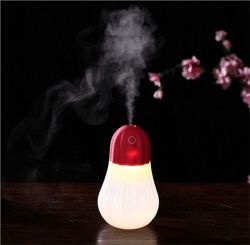 5v 2w Usb Pumpkin Diffuser Air Purifier Humidifier With Led Light For Office Car Home Magenta
