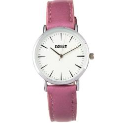 Soviet Ladies Pink Leather White Dial