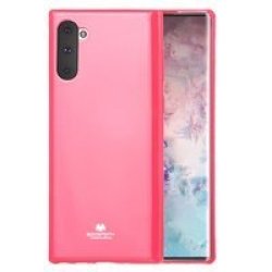 Goospery Jelly Cover Galaxy Note 10 Hot Pink