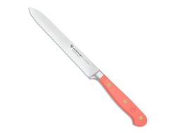 Classic Colours Sausage Knife 14CM Coral Peach