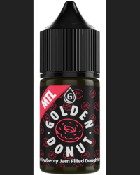 Golden Donut – Strawberry Jam Mtl E-liquid 30ML