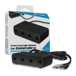 Hyperkin 4-PORT Controller Adapter For Gamecube To Switch Wii U Pc Mac