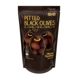 Black Pitted Olives 180G