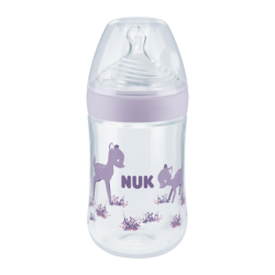 Nuk Nature Sense Temperature Control Bottle 260ML 0-6M M - Fawn