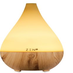 Zen Aurora Series Ultrasonic Diffuser And Humidifier Light Wood
