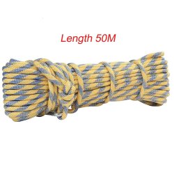 Xinda 50M Mountain Rock Climbing Rope Diameter 8MM Accessory String Cord For Do