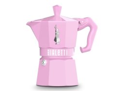 Bialetti Moka Colours 3 Cups Pastel Pink