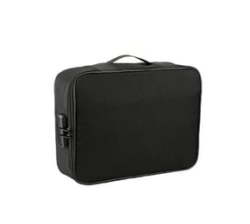 Document travel Case With Coded Lock - Carbon Black