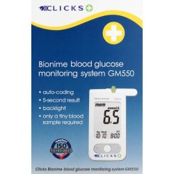 Clicks Biomine Blood Glucose Monitoring System