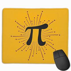 Rzjmru Custom Mathematics Pi Logo Mouse Pad Pro Gaming Laptop & PC Mousepad 3MM Thick