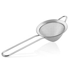 Fine Mesh Strainer P&p Chef 3.3 Stainless Steel Conical Sieve Tea Strainer With Long Handle For Home & Bar Filtering Tea Coffee Cocktail Juice