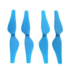 Yifant 2 Pairs Colorful Quick Release Propellers Set Straight Props Blades For Dji Tello Drone Blue