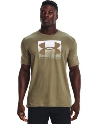 Men's Ua Boxed Sportstyle Short Sleeve T-Shirt - Tent XS