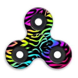 Top Trenz Spinner Squad High Speed & Longest Spin Time Fidget Spinners Rainbow Zebra