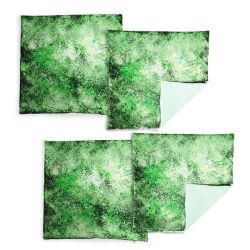 Grunge Green Luxury Scatter Covers - Set Of 4