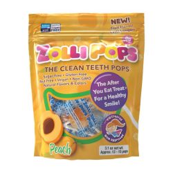 Zollipops Peach Sugar-free Keto Diabetic Friendly Candy