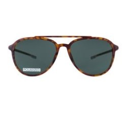 Moleskine Polarised Aviator Style Sunglasses - Model 7001 - Matt Dark Havana