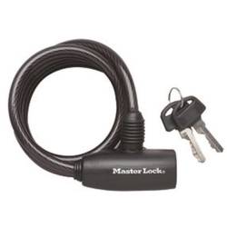 Master Lock Keyed Cable Multi-purpose 1.8M Black