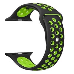 Zonabel Sport Strap For 42MM Apple Watch - Black & Green