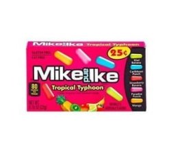 Mike & Ike Small Box Tropical Typhoon 22G Pack Of 8