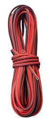 KSMILE10M 33FEET 20AWG Extension Cable Wire Cord For LED Strips Single Colour 3528 5050 2 Pin Red black Hookup Wire 12V Dc 33FT