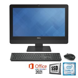 Dell Refurbished - Optiplex 3050 - I7 6700T - 8GB DDR4 - 256GB SSD - 19.5 Inch - All In One - Ms Office 2021 - C-grade