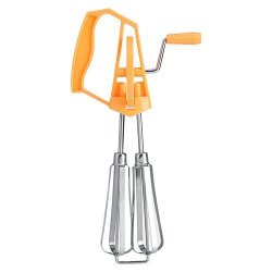 Egg Beater Stainless Steel Rotary Hand Whip Whisk Egg Beater Mixer Cooking Tool Kitchen 2