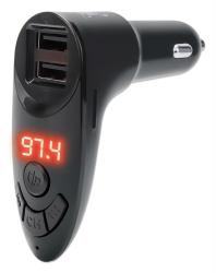 Manhattan Sound Science Bluetooth FM Transmitter With 2-PORT Car Charger