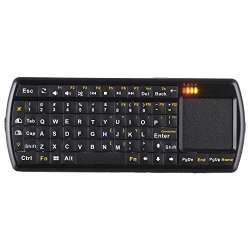Gtide Handheld MINI 2.4G Rf Wireless Backlit Keyboard With Touchpad And Flashlight For Google Android Smart Tv Htpc PC Windows 8 IPKW250FUSK