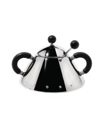 ALESSI Graves Sugar Bowl With Spoon