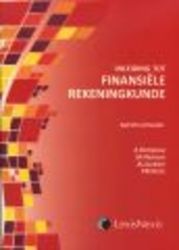 Inleiding Tot Finansiele Rekeningkunde paperback 8ste Uitgawe