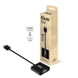 Club 3D HDMI 1.4 To Vga Adapter With Audio M F