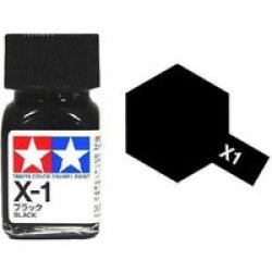 X-1 Enamel Paint Black