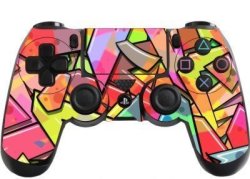 The Grafix Studio Graffiti Colours Playstation 4 PS4 Controller Sticker Skin Wrap PS26