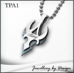 3d Pendant & Chain For Men With Free Engraving
